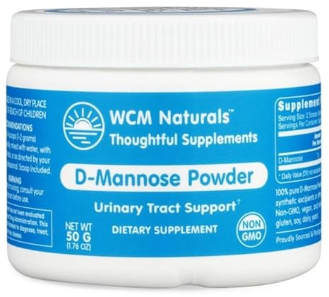 West Coast Mint D-Mannose Powder | Non-GMO - 50 Grams