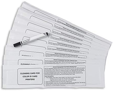 ID Maker Edge and Apex Cleaning Kit – Cleaning Cards and Printhead Cleaning Pen Set – Professional Print Quality – Official Brand Cleaning Kit