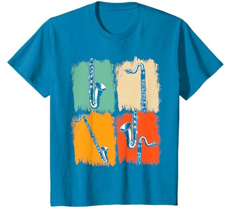 Retro Cadeau Pour Le Joueur De Basse Clarinette T-Shirt