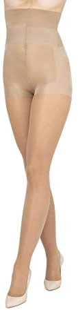 LORES Collants de compression amincissants taille haute effet push-up, Visone., L-XL