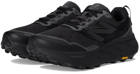 New Balance Women's Fresh Foam X Hierro V9 Trail Running Shoe, Black Cement/Black, 8 UK