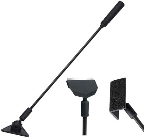 Aquariumschaber – Algenschaber für Glasaquarien, Algenschaber für Aquarien, austauschbare Köpfe, langer Griff, Bürstenentferner, Werkzeug für den Außenbereich, Riff, Salzwasser, Zuhause, gepflanzt im