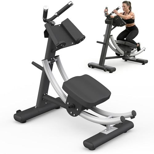 Ab Machine for Home Gym, Adjustable Ab Trainer Machine, Abs Workout Equipment for Core & Abdominal Training, Full Body Workout with Knee Protection