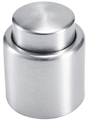 Zerodis Tappo per Vino Sigillato per Bar Ristorante Sigillatore Durevole per Bottiglie di Vino con Pompa a Vuoto per la Conservazione del Rosso Ideale per Casa e Bar Sottovuoto in Acciaio Inossidabile