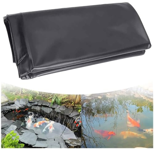 Hållbart flexibelt dammfoder – väderbeständigt rivbeständigt trädgårdsmembran för fontäner pooler och vattenbruk – finns i 2 x 8 m 6 x 12 m 10 x 16 m 14 m 10 x 10 m storlekar