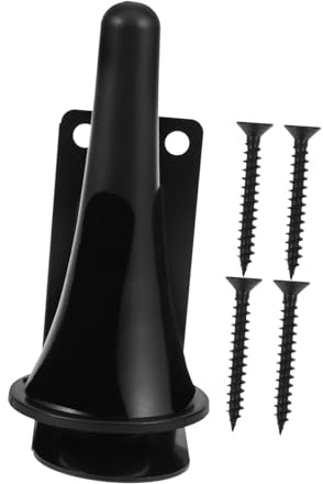 OFFSCH Soporte y Exhibición para Clarinete de Pared y Flauta Negro de Plástico Gancho Multiusos y Hierro para Almacenamiento de Instrumentos de Viento