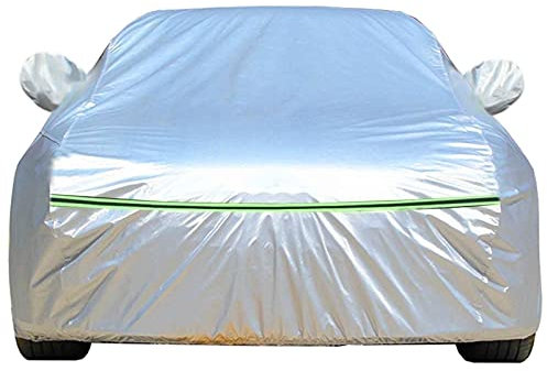 Funda impermeable para coche Ferrari GTC4 Lusso, a prueba de polvo, resistente al viento, lluvia y nieve, protección contra la intemperie, color plateado, tamaño GTC4 Lusso protege la pintura del