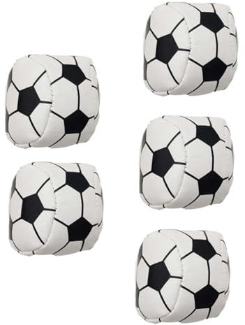 Supvox Fußballspielzeug 5 Sandsäcke in Fußballform Ideal Für Die Spielzeit Der Kinder