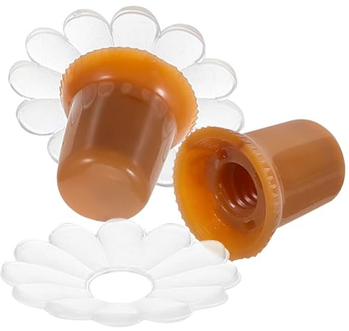 HANABASS Kit Riparazione Cappellini per Punte Ombrellone in Plastica Resistente, Copertura Superiore per Ombrello Portatile, Accessori Ricambio per Protezione Punta Ombrelli da Esterno, Set 2 Pezzi