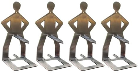 Ustensiles de barbecue en acier inoxydable, 4 pièces, support créatif à saucisses avec fourchettes à rôtir, accessoires de cuisine amusants pour le camping et les fêtes de jardin