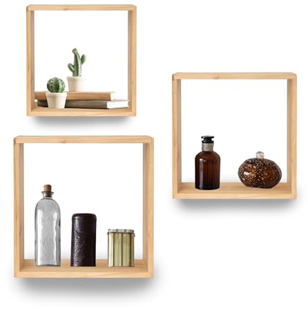 LIN HOME XZ-22234-3 Perchero Pared de Madera Rústico con 4 Ganchos Metálicos Vintage - Colgador Decorativo para Entrada, Dormitorio, Baño para Abrigos, Sombrero, Toallas,70x8.5x1.5CM