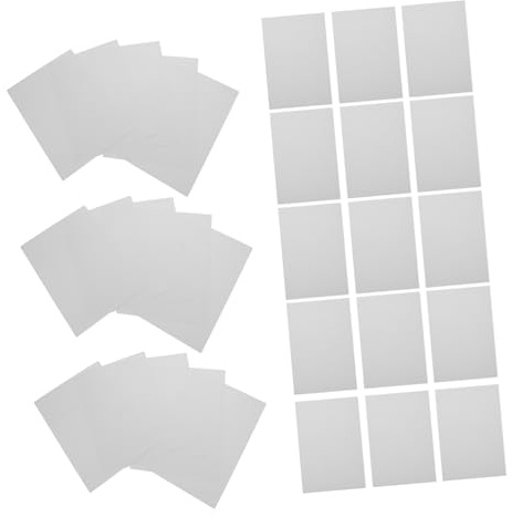 KONTONTY Feuilles Adhésives pour Puzzles A4 Mat 50 Pièces pour Amateurs De Puzzles Conservation Adhésive Facile sans Nettoyage Loisirs Créatifs Rangement Et Exposition