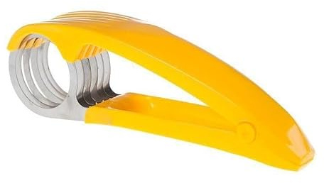 Cortador De Frutas Manual 4x17 5x5 Cm Rebanadas Uniformes Rebanador Banana - Acero Inoxidable 403 Afilado Accesorio Cocina Para Ensaladas