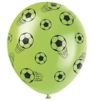 Latex-Luftballons - 30 cm - Fußballparty - 5er-Pack