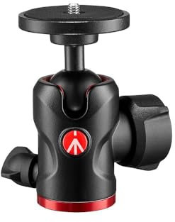Manfrotto Centre Ball Head 494, Head for Cameras, For Tripods, Camera Support, in Aluminium