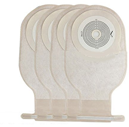 Risingmed Borsa per stomia Risingmed Sacchetti di scarico per colostomia drenante, sacchetto per la cura della colostomia, sacchetto aperto per stomia stomia, 60 mm, taglia per la cura dello stomaco