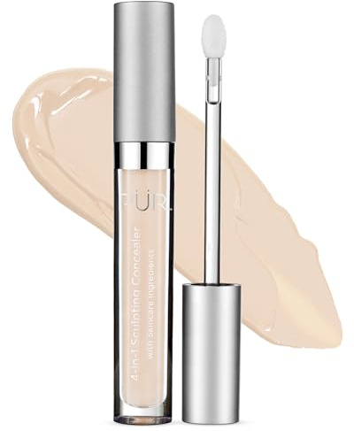 PÜR 4-in-1 Sculpting Concealer, Fair Ivory, Hydrating, Full Coverage