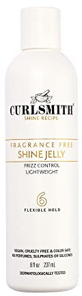 Curlsmith - Shine Jelly, Styling-Gel mit leichtem Halt und Frizz-Schutz, empfindlich, parfümfrei, für alle Locken- und Haartypen, vegan (237ml)