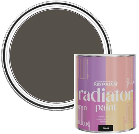 Rust-Oleum Brown Heat Resistant Radiator Paint in Gloss Finish - Fallow 750ml