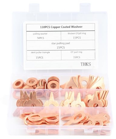 110PCS Accesorios para Kit de Soldadura de Pernos, Piezas Triangulares, Nuevas Piezas Triangulares, Pieza OT Ordinaria, Pieza OT Engrosada, Piezas de Soldadura Redondas