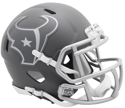 Riddell Slate Speed Mini Casco, Adulti Unisex, Houston Texans