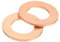 QUARKZMAN M12 Rondelle Plate, 15 Pcs Rondelles Plates à Anneau en Cuivre 22mm OD Joint d'Étanchéité en Métal pour Vis, Boulons, Écrous