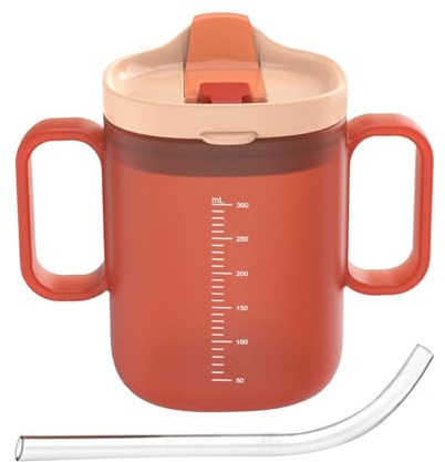 Gobelet pour adulte – Pratique anti-déversement | Bouchon à deux poignées pour personnes âgées | Bouteille d'eau adaptée pour les soins aux personnes âgées, aide à boire et déverser des médicaments