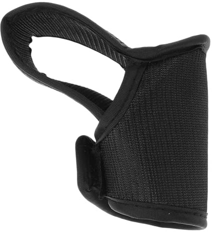 BESTOMZ Housse de Guidon Garçon et Filles pour Vélo D’équilibre, Protection Poitrine Anti-Collision Détachable en Tissu Noir, Accessoire Pratique pour Trottinette et Vélo, Compatible,