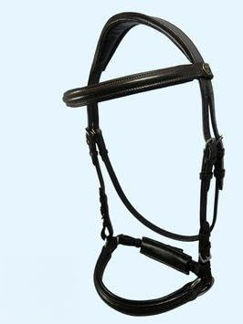 Crownclub Kaiser Klaus -braunes Sidepull/Gebisslose Zäumung