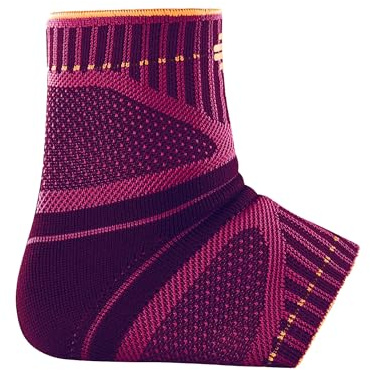 BAUERFEIND, 1 Chevillère de Sport Unisexe, pour Soutenir la Cheville Pendant Le Sport, pour la compétition et l'entraînement, Côté Droit/Gauche, Taille M, Rose, 11419481950012