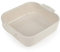 Peugeot Appolia Quadratische Auflaufform mit Griffen, Keramik, Ecru / Weiß, 6x21x21 cm, Fassungsvermögen: ca. 1 l, 60206