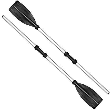 josietomy Kajakpaddel Paddel, Kayak Paddle 1 Paar, Verstelbar Aluminiumlegierung Doppelpaddel für Kanu Schlauchboote Gummiboot Luftmatratzen