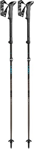 LEKI Makalu FX TA Stöcke, Petrol-Black-Silvergray, 110-130cm
