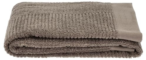 Zone Denmark Classic Handtuch, weiches Handtuch mit hoher Saugfähigkeit, 100% Baumwolle, 50 x 100 cm, Taupe