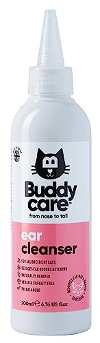 Buddycare Nettoyant pour oreilles de chat - 200 ml