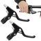 SMCEHEYA 1 Pair Bike Brake Levers, Aluminium, Black, Suitable for BMX MTB Mountain Road Bike