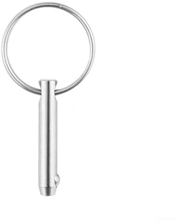 Goupilles à dégagement rapide de 4,8 mm, goupille à bille en acier inoxydable 316, goupille de sûreté en acier à ressort pour installation rapide et retrait rapide (35 mm)