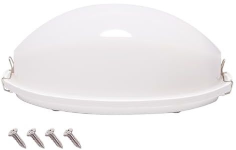 Enwye Lampada da parete esterna in plastica antideflagrante impermeabile per sauna, bagno, balcone