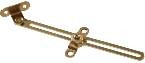 Bisagra de soporte de tapa de hierro dorado, soporte de fricción ajustable para caja de herramientas de armario y escritorio plegable, montaje universal con revestimiento antioxidante galvanizado