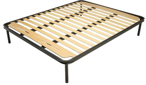 Win Bed UNICA D.S. 160x200 - Rete matrimoniale con doghe in legno strette, ideale per chi cerca un supporto più distribuito, silenzioso e duraturo nel tempo