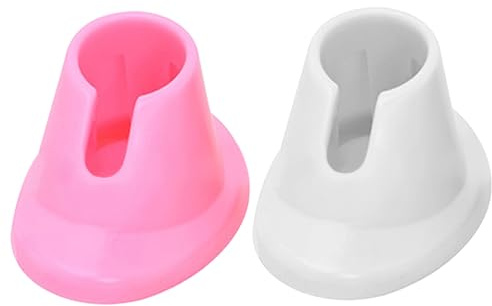 Soporte para esmalte de uñas, soporte para botellas de esmalte de uñas, 2 piezas de silicona suave, antiderrames, organizador de arte inclinado, herramientas de manicura para salón