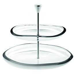 Vidivi Vetri minnessak: Venezie Barena Etagere med 2 stycken och stång, 21/28 cm diameter