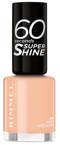 RIMMEL 60 SECONDS 8ML NAIL POLISH NUDE NOSTALGIA 401