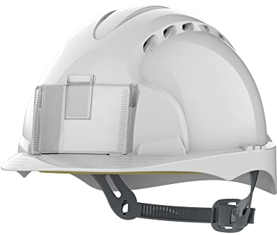 JSP Casque Evo 2 Badge ventilé - cliquet Coulissant - Blanc (APB030-000-100)