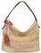 TOM TAILOR Vita Damen Hobo Bag Schultertasche Mittelgroß Beige