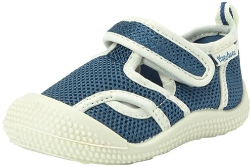 Playshoes Aquaschuhe Unisex Kinder Wassersportschuh, Jeansblau Mesh, 24/25 EU