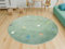 AKCILA Lima runder Kinder Teppich Minze 140 cm, Kinderzimmer Kurzflor Teppiche| Kinderteppich Mädchen| Kids Carpet |Spielteppich Kinder Babyzimmer Tepich |gepunktetes Muster |Wohnzimmer Teppich