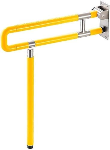 Barra de agarre para baño, barra de apoyo, pasamanos plegables, barra de personas, bañera (blanco 600