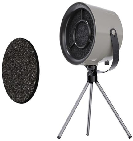 FACAIIO Piano da tavolo portatile per cappa da cucina, griglia esterna, ventilazione a 3 velocità, filtri sostituibili, plastica, 45,7 x 45,7 x 36,1 cm, bianco o blu navy