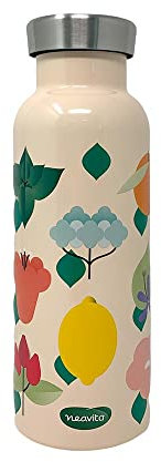 Neavita Spring Happiness - 4ever Bottle Thermos in Acciaio Arancione, 500ml